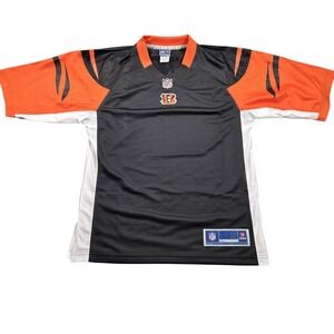 Cincinnati Bengals Jersey Mens Small Black Orange NFL Football NFL Pro Line